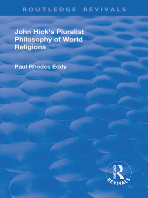 cover image of John Hick's Pluralist Philosophy of World Religions